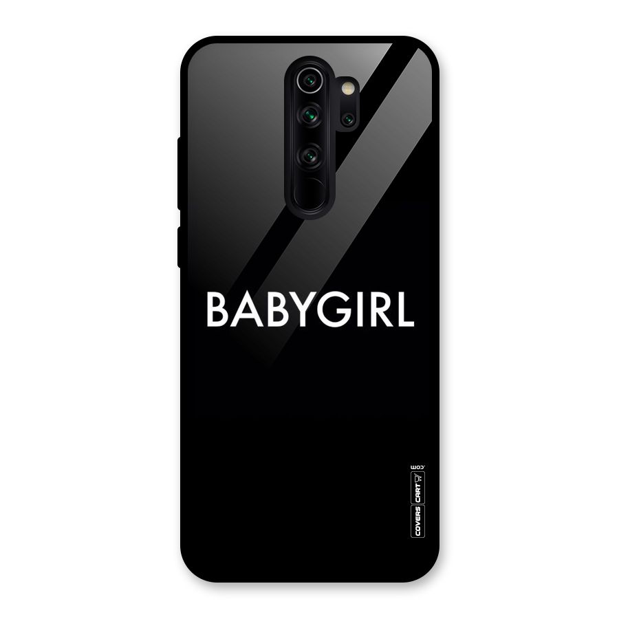 Baby Girl Glass Back Case for Redmi Note 8 Pro