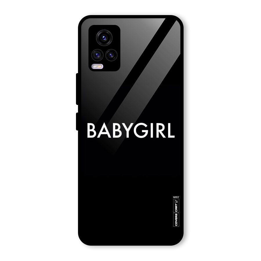 Baby Girl Glass Back Case for Vivo V20