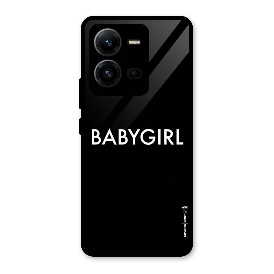 Baby Girl Glass Back Case for Vivo V25