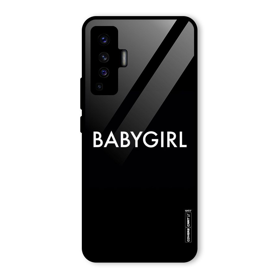 Baby Girl Glass Back Case for Vivo X50