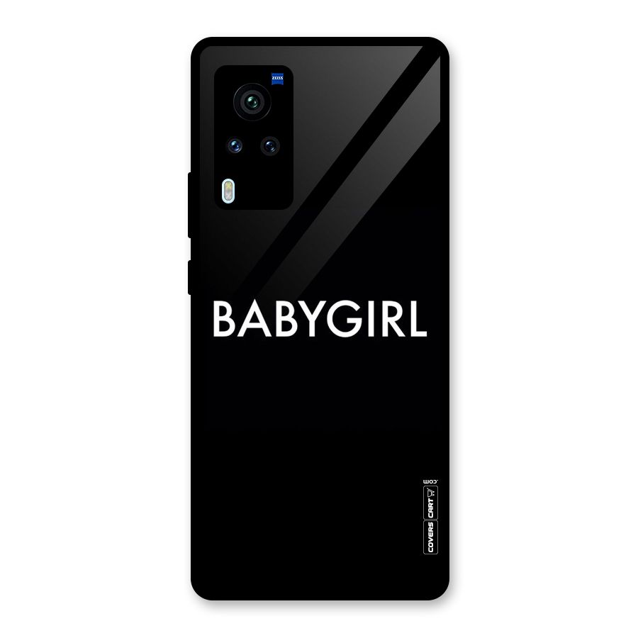 Baby Girl Glass Back Case for Vivo X60 Pro