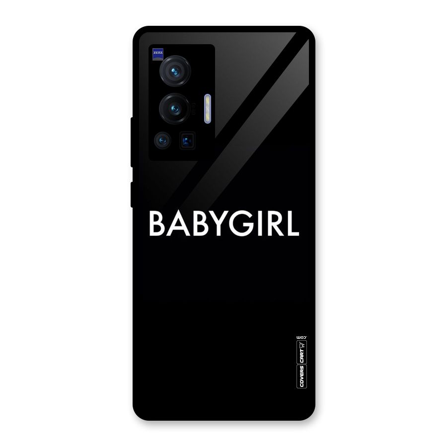 Baby Girl Glass Back Case for Vivo X70 Pro