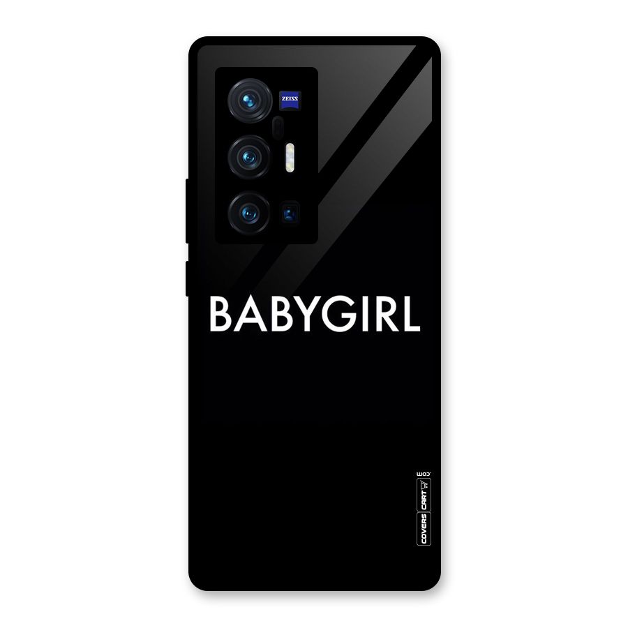 Baby Girl Glass Back Case for Vivo X70 Pro Plus
