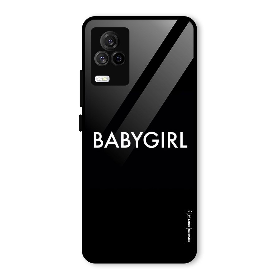 Baby Girl Glass Back Case for Vivo iQOO 7 Legend 5G