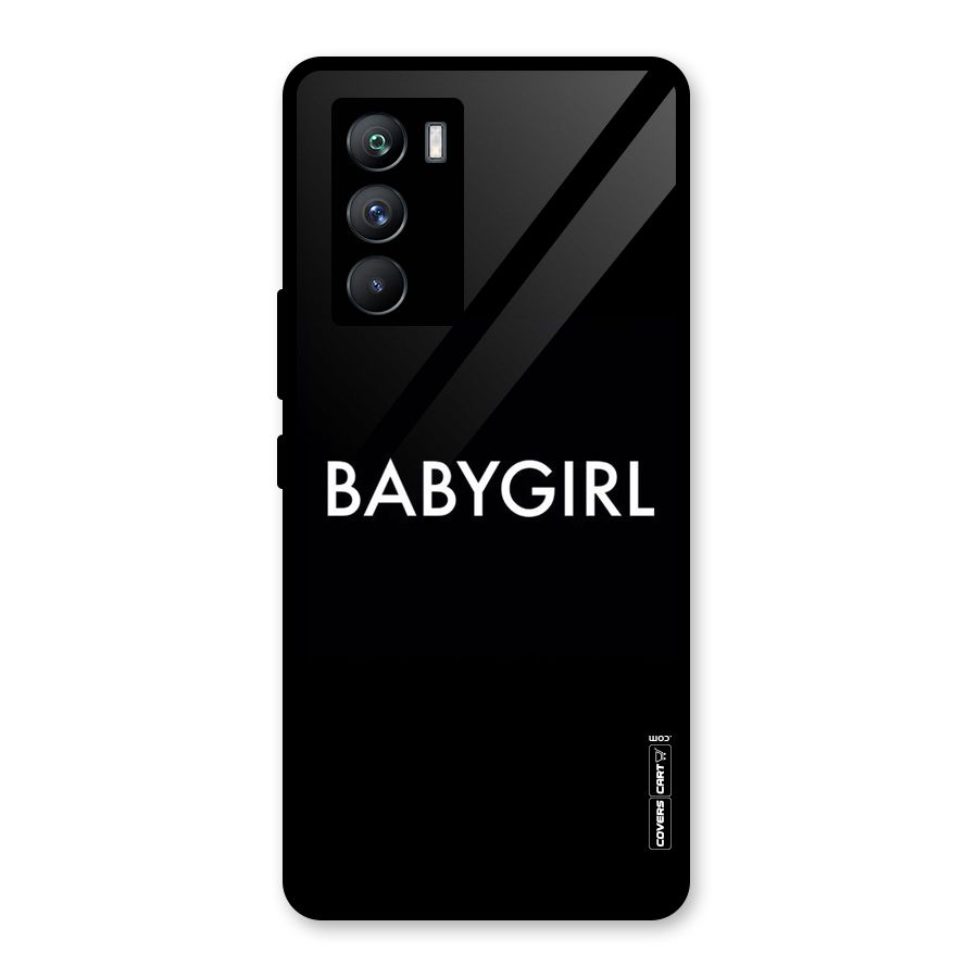 Baby Girl Glass Back Case for Vivo iQOO 9 SE