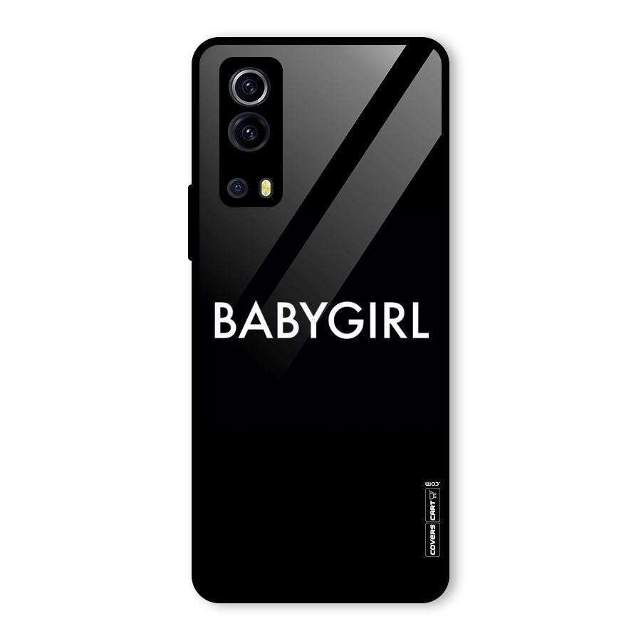 Baby Girl Glass Back Case for Vivo iQOO Z3