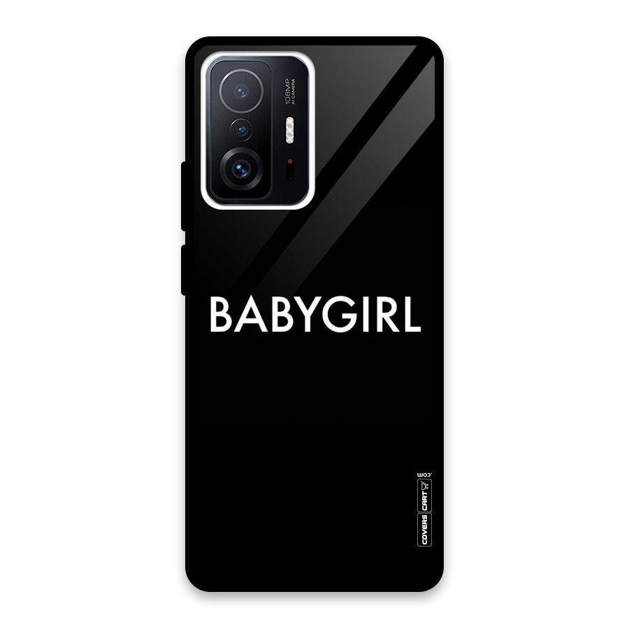 Baby Girl Glass Back Case for Xiaomi 11T Pro