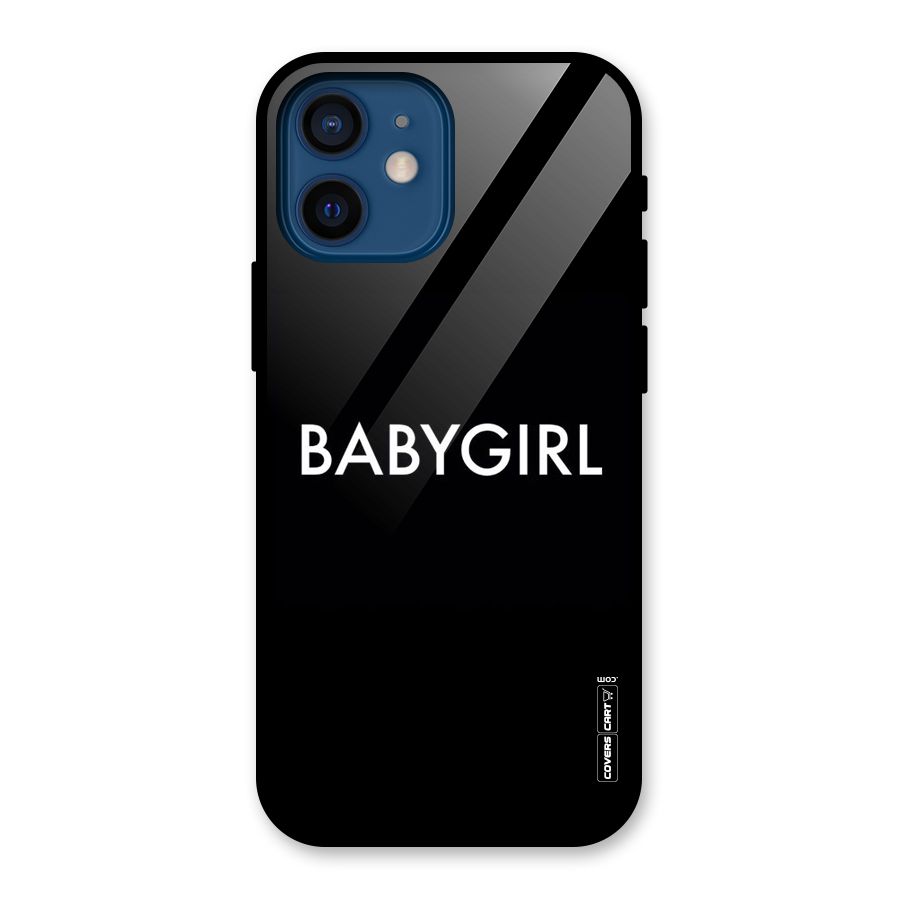 Baby Girl Glass Back Case for iPhone 12 Mini