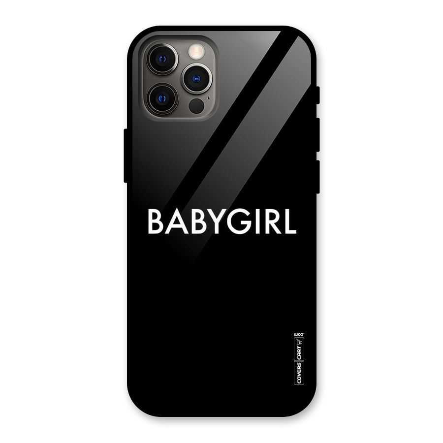 Baby Girl Glass Back Case for iPhone 12 Pro