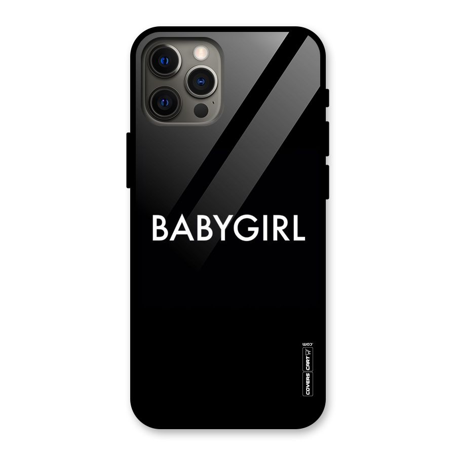 Baby Girl Glass Back Case for iPhone 12 Pro Max