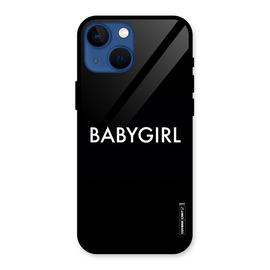 Baby Girl Glass Back Case for iPhone 13 Mini