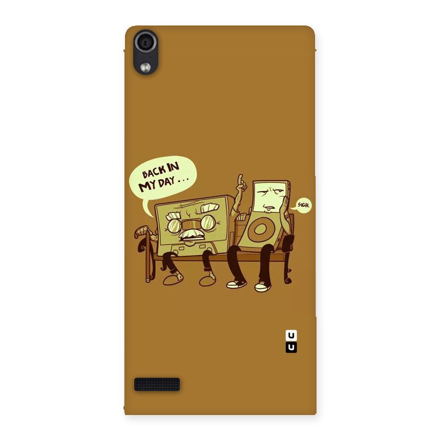 Back In Day Casette Back Case for Ascend P6