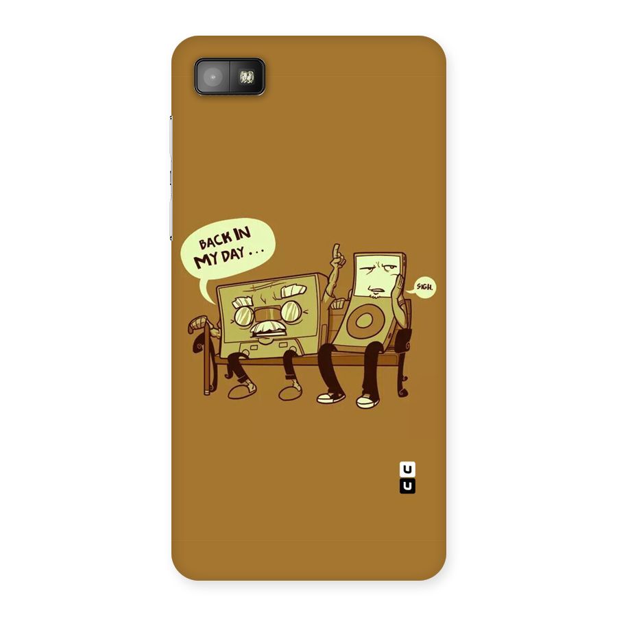 Back In Day Casette Back Case for Blackberry Z10