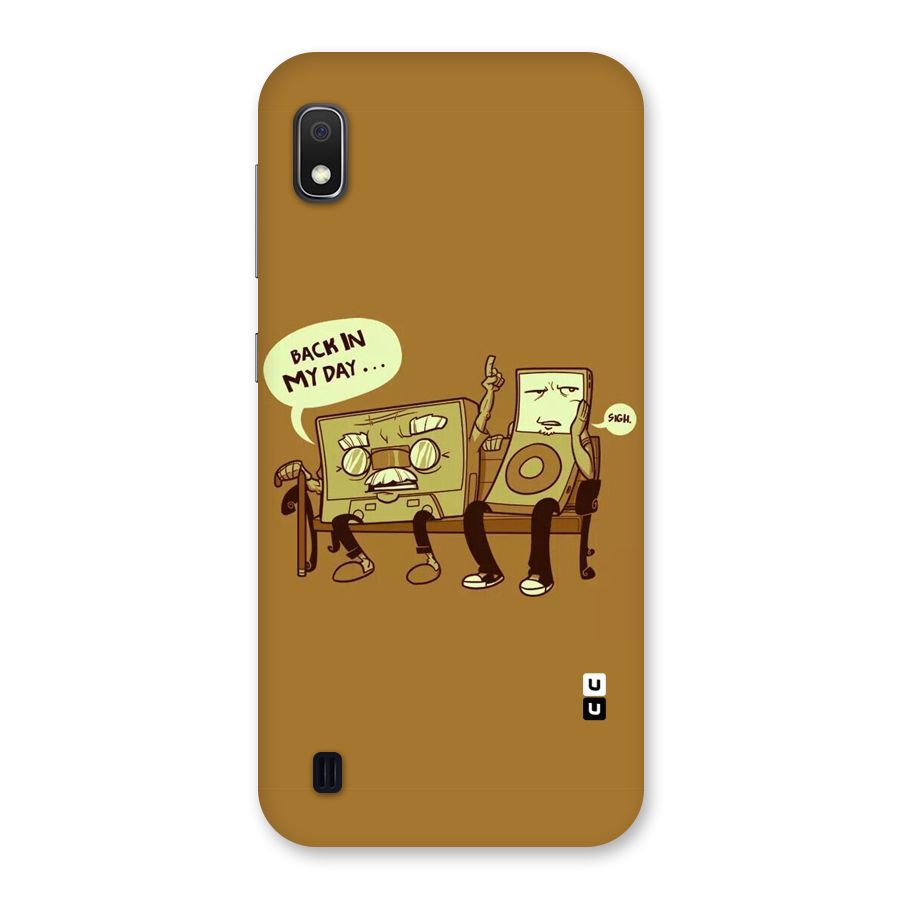 Back In Day Casette Back Case for Galaxy A10