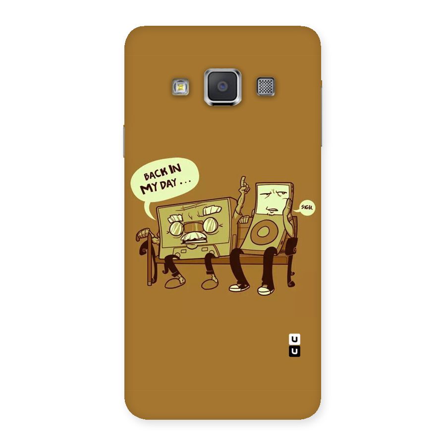 Back In Day Casette Back Case for Galaxy A3