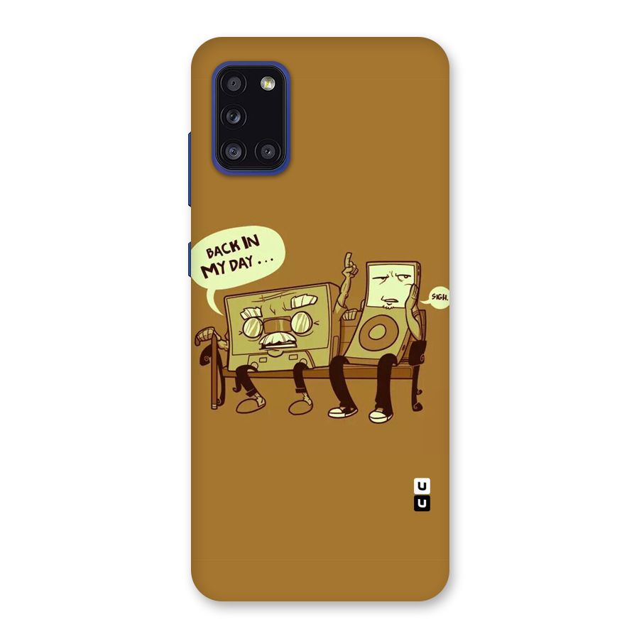 Back In Day Casette Back Case for Galaxy A31