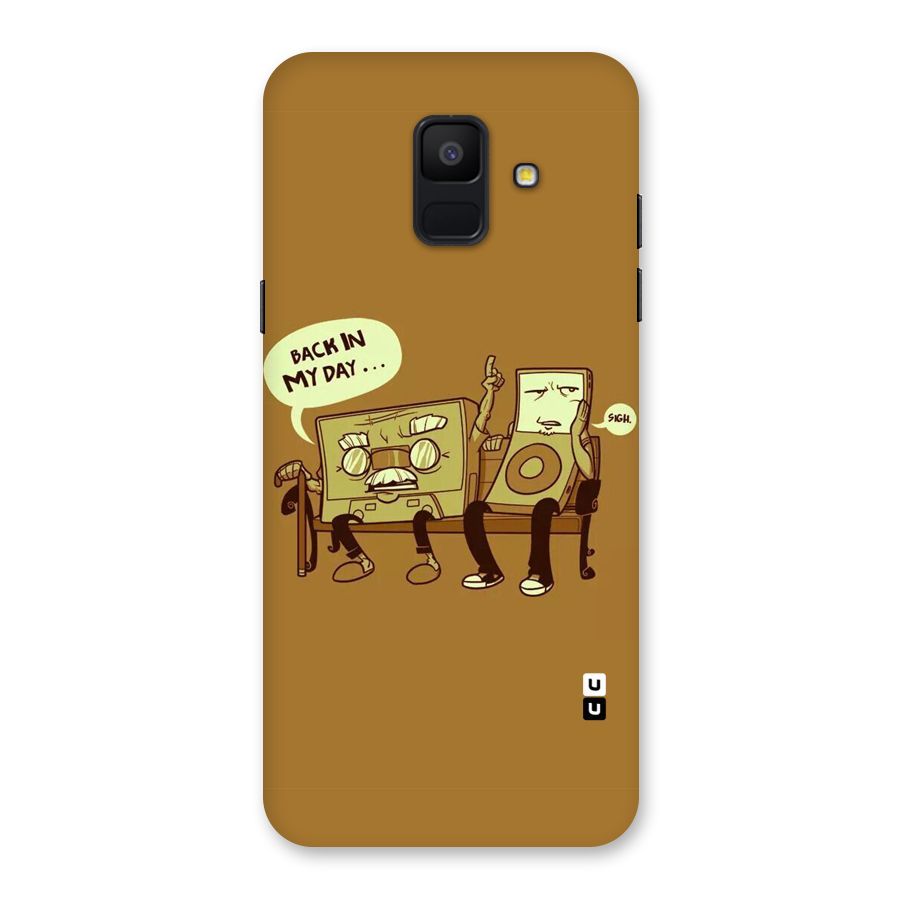 Back In Day Casette Back Case for Galaxy A6 (2018)