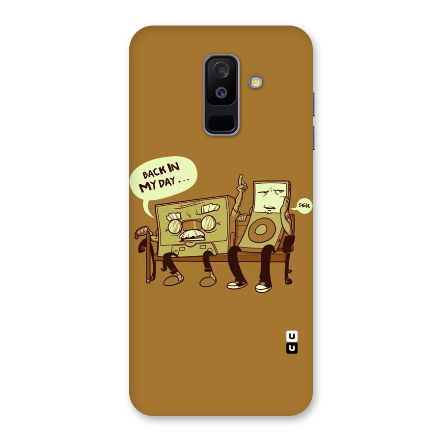 Back In Day Casette Back Case for Galaxy A6 Plus