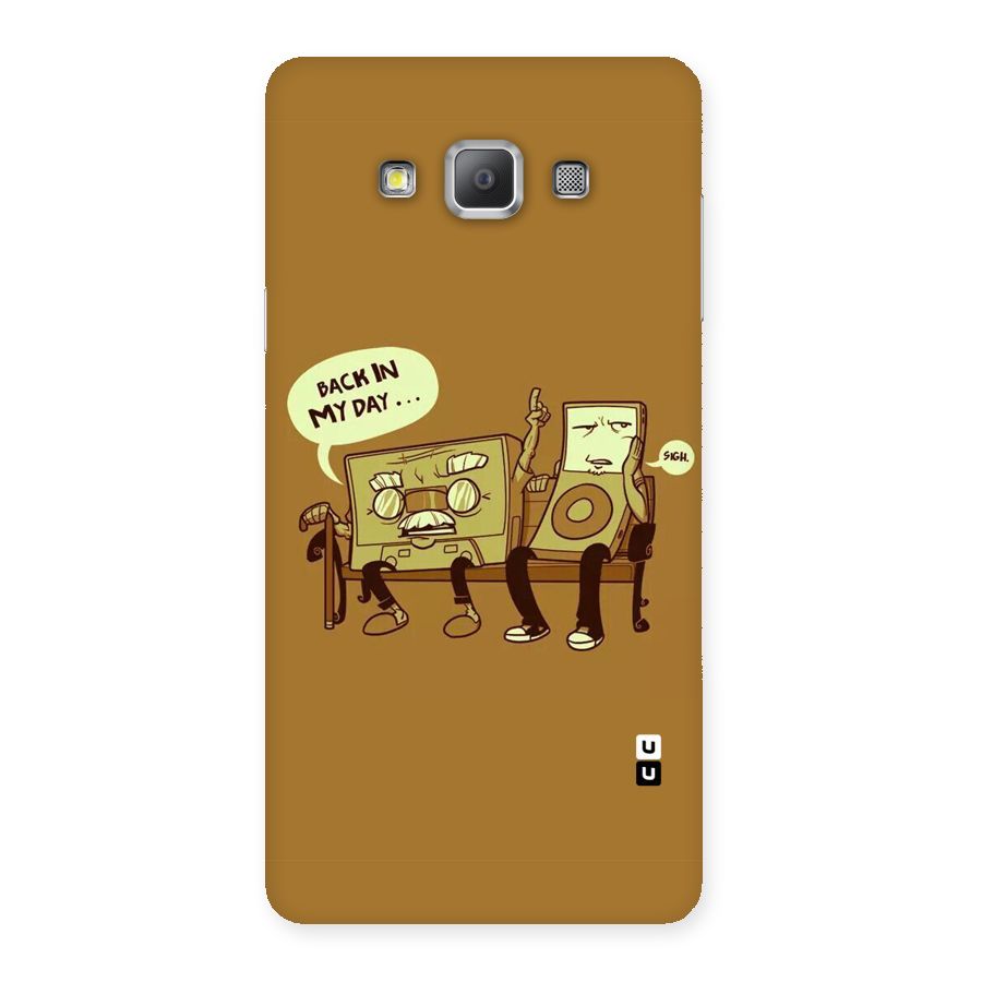 Back In Day Casette Back Case for Galaxy A7
