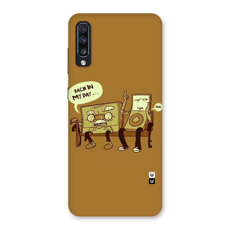 Back In Day Casette Back Case for Galaxy A70