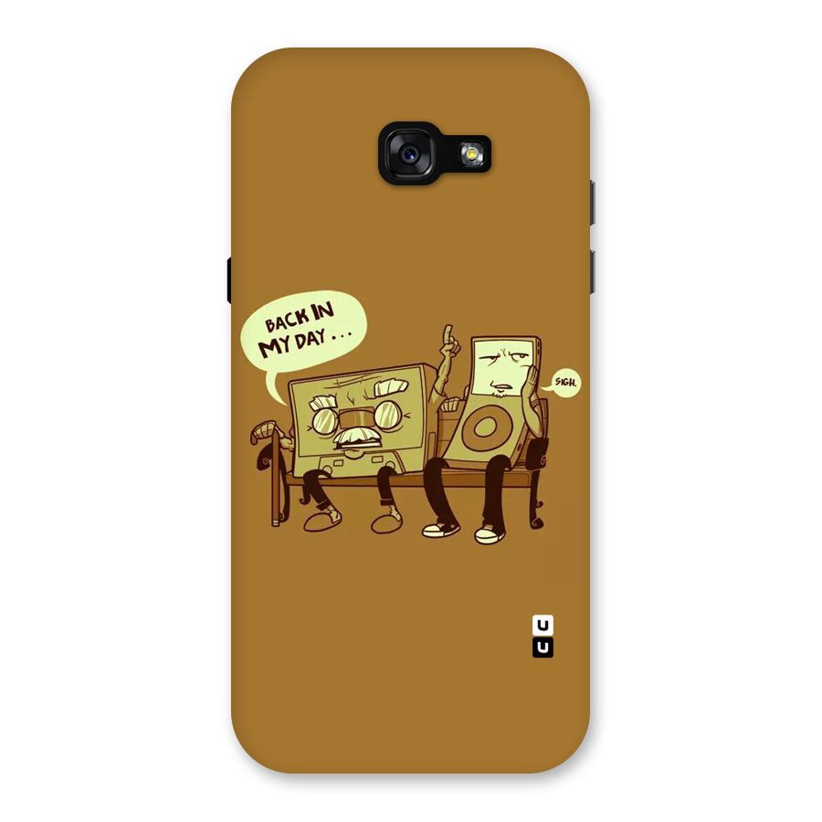 Back In Day Casette Back Case for Galaxy A7 (2017)