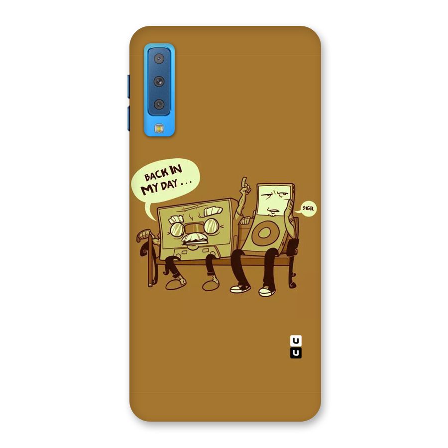 Back In Day Casette Back Case for Galaxy A7 (2018)