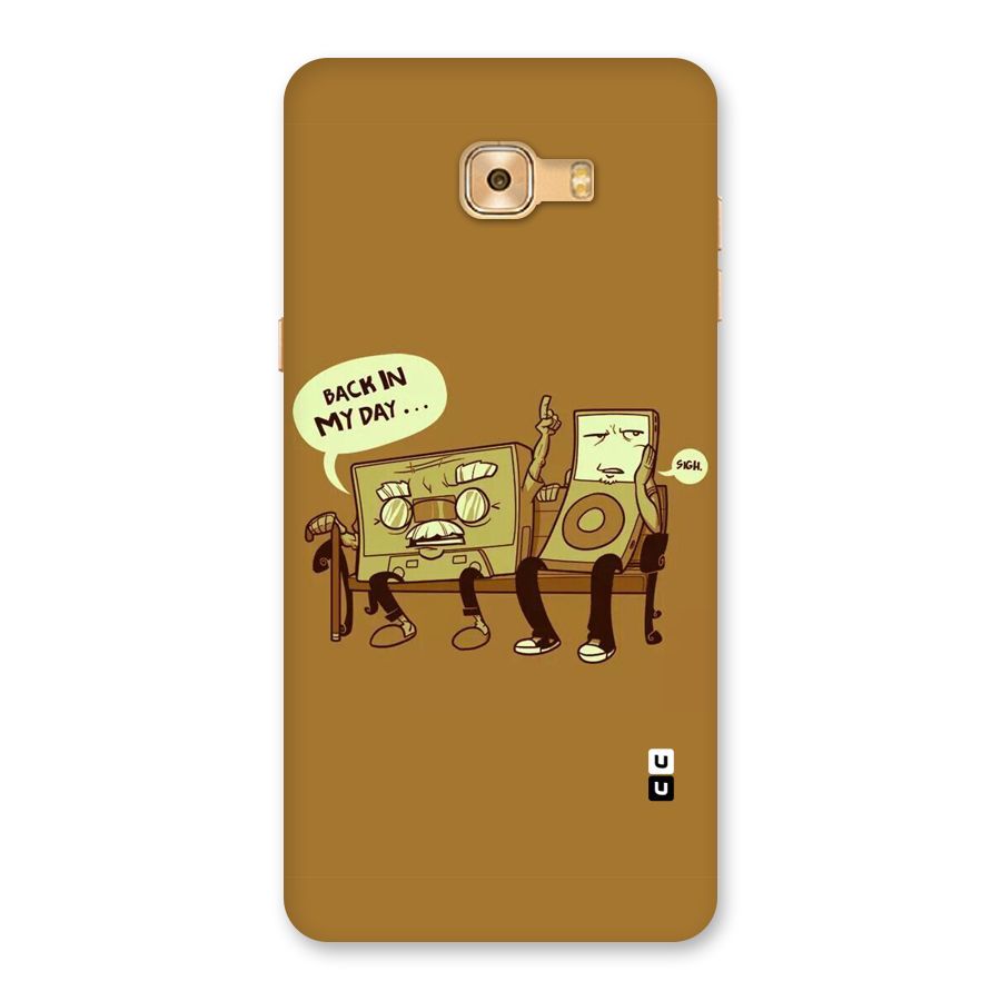 Back In Day Casette Back Case for Galaxy C9 Pro