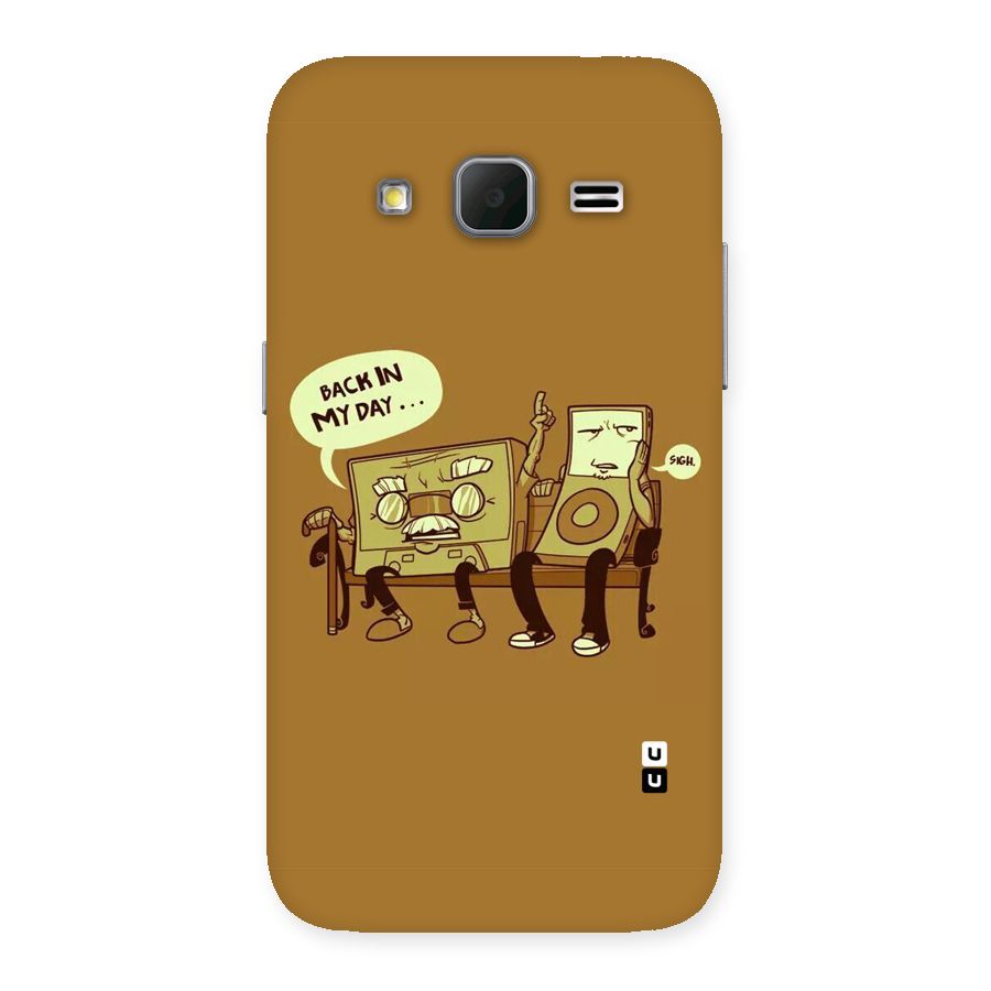 Back In Day Casette Back Case for Galaxy Core Prime