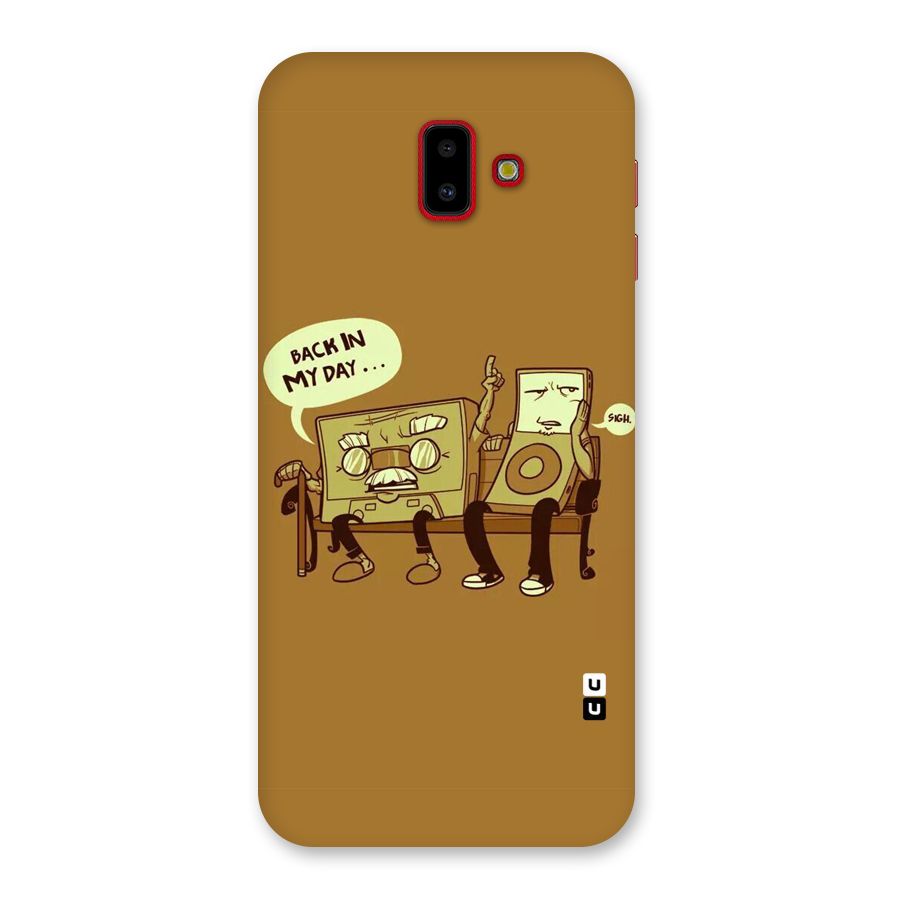 Back In Day Casette Back Case for Galaxy J6 Plus