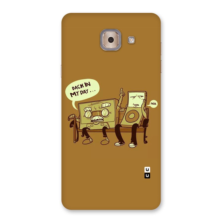 Back In Day Casette Back Case for Galaxy J7 Max