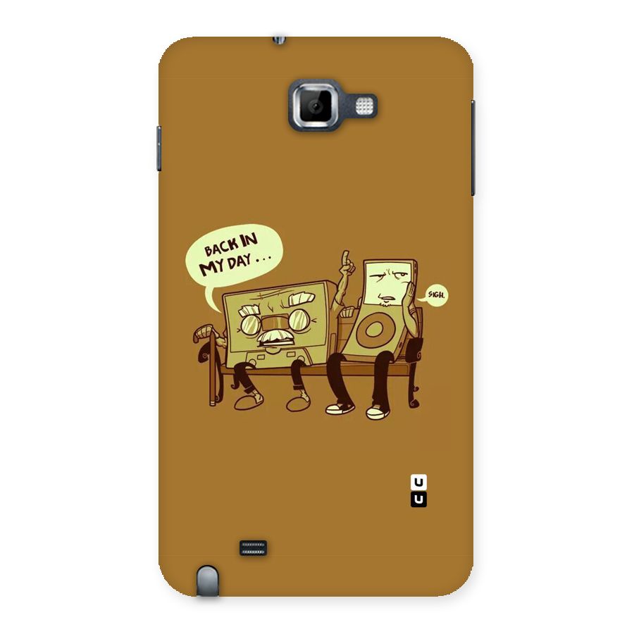 Back In Day Casette Back Case for Galaxy Note
