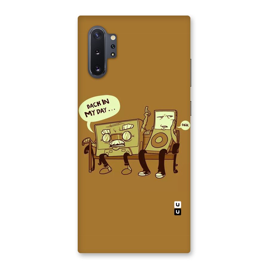 Back In Day Casette Back Case for Galaxy Note 10 Plus