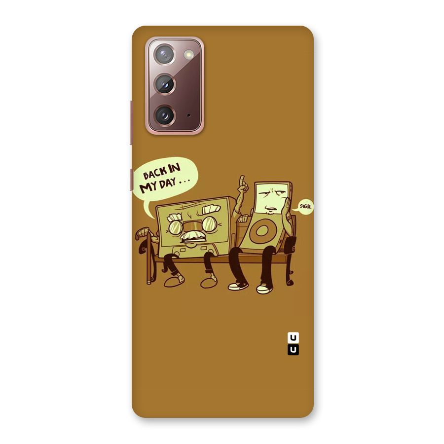 Back In Day Casette Back Case for Galaxy Note 20