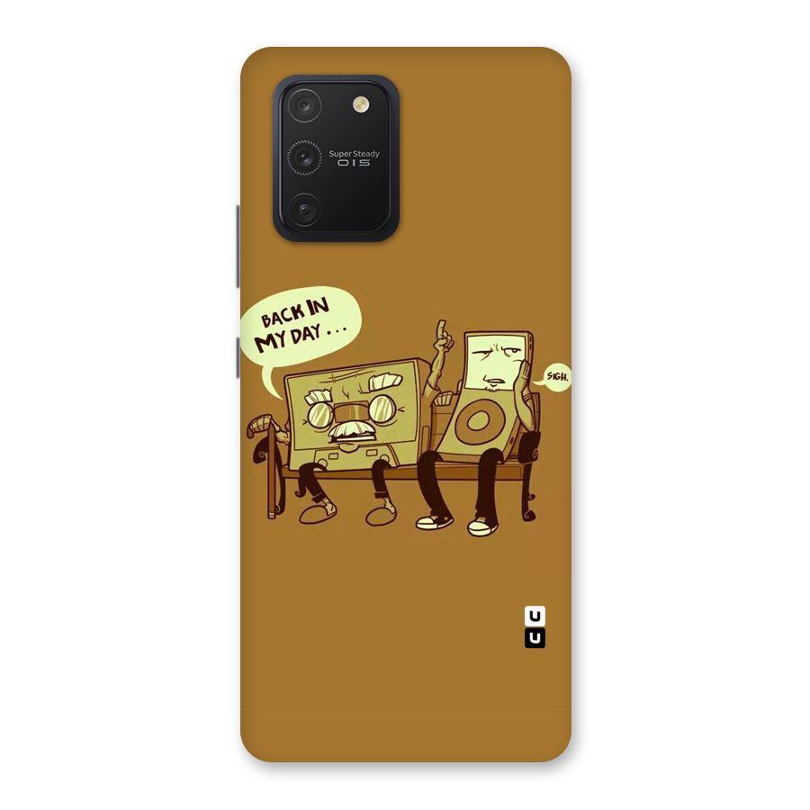 Back In Day Casette Back Case for Galaxy S10 Lite