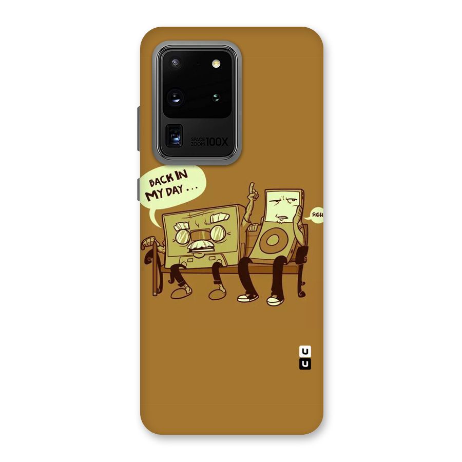 Back In Day Casette Back Case for Galaxy S20 Ultra
