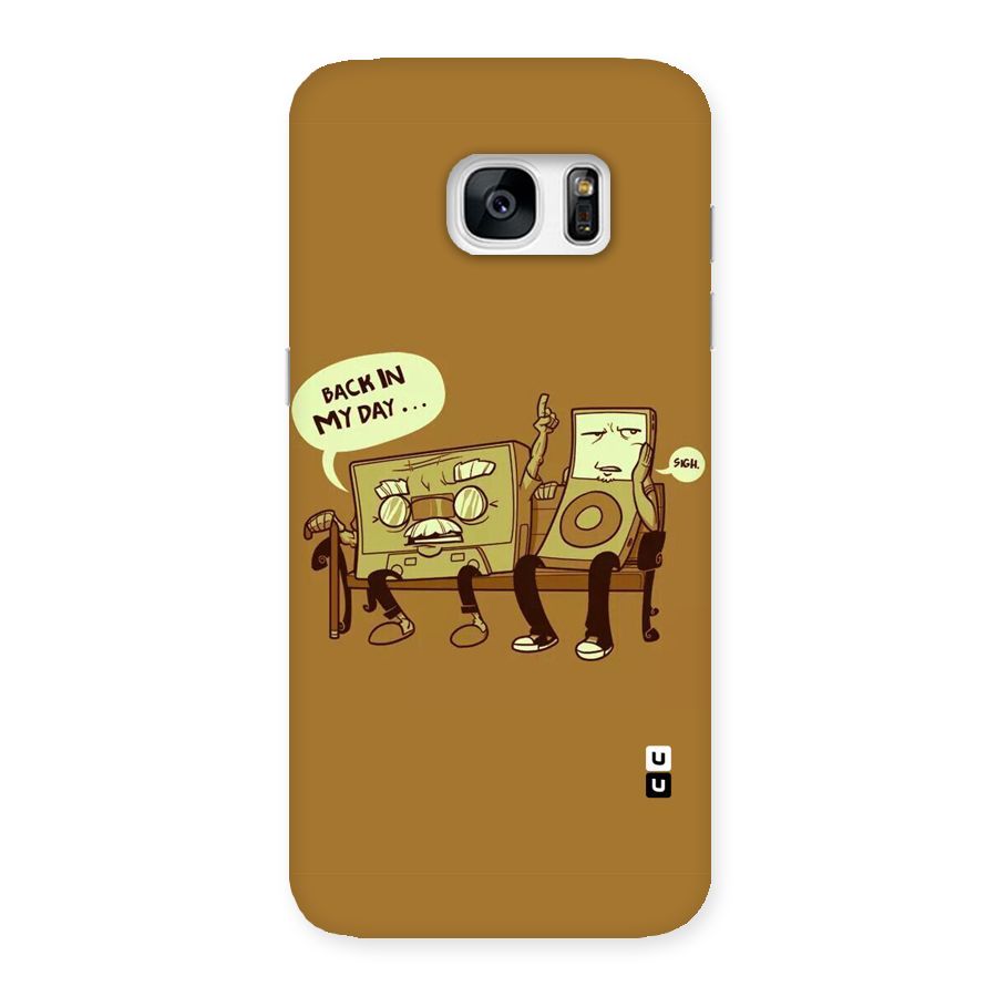 Back In Day Casette Back Case for Galaxy S7 Edge