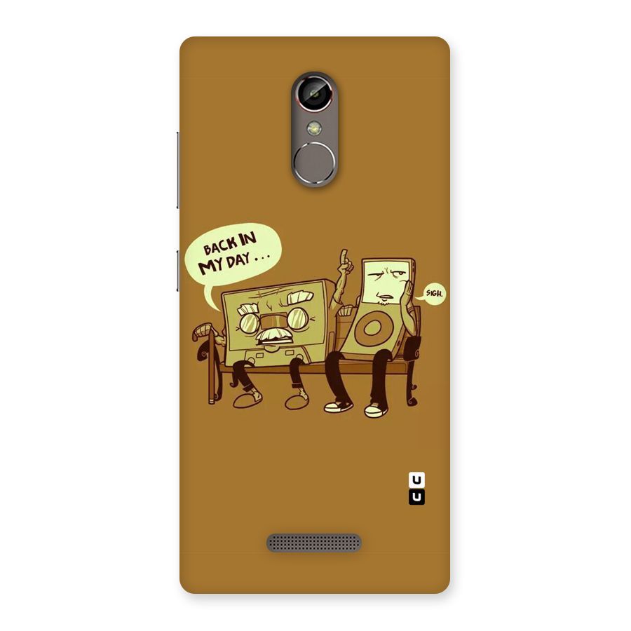 Back In Day Casette Back Case for Gionee S6s