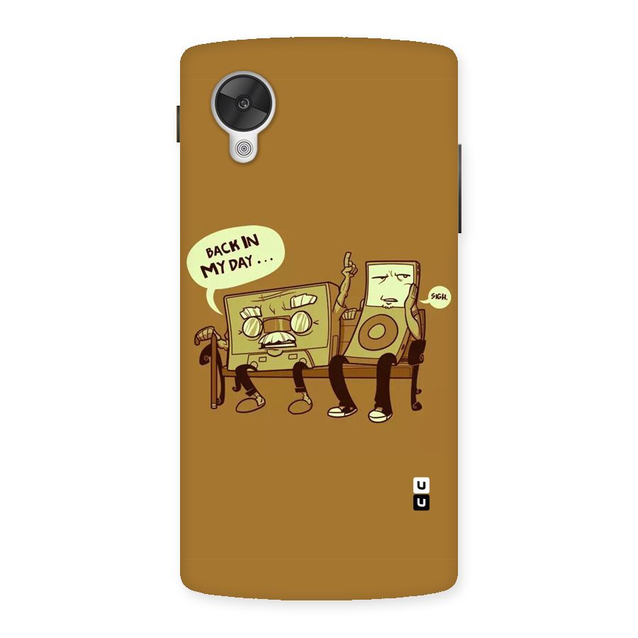 Back In Day Casette Back Case for Google Nexsus 5