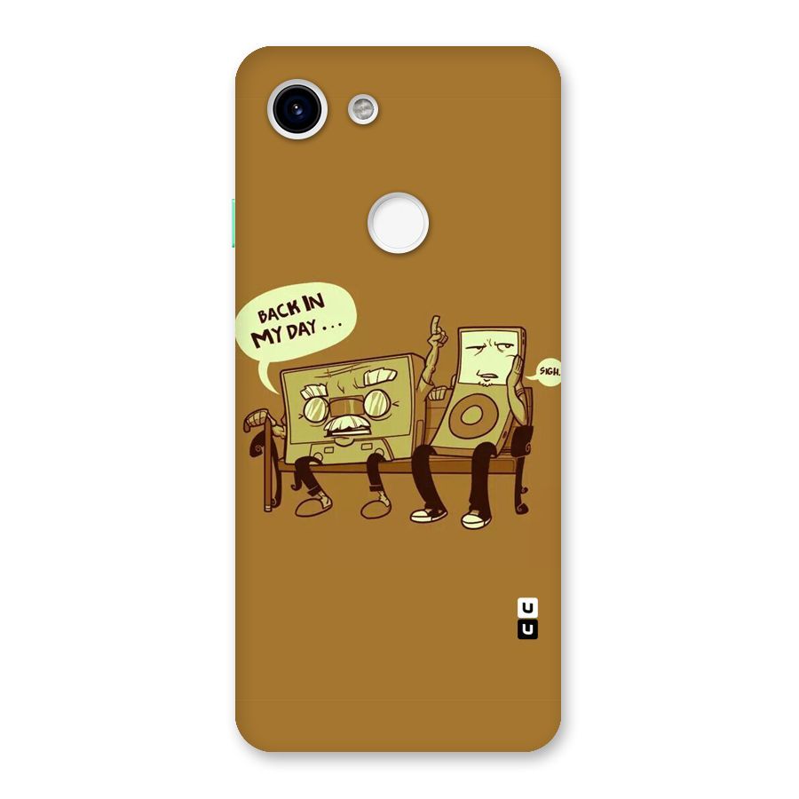 Back In Day Casette Back Case for Google Pixel 3
