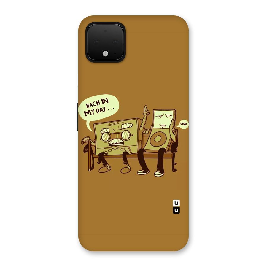 Back In Day Casette Back Case for Google Pixel 4 XL