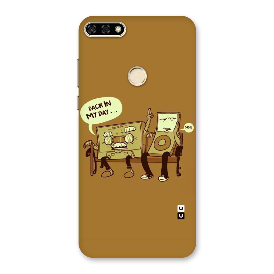 Back In Day Casette Back Case for Honor 7A