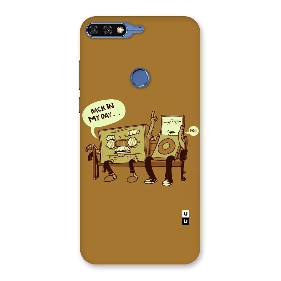 Back In Day Casette Back Case for Honor 7C