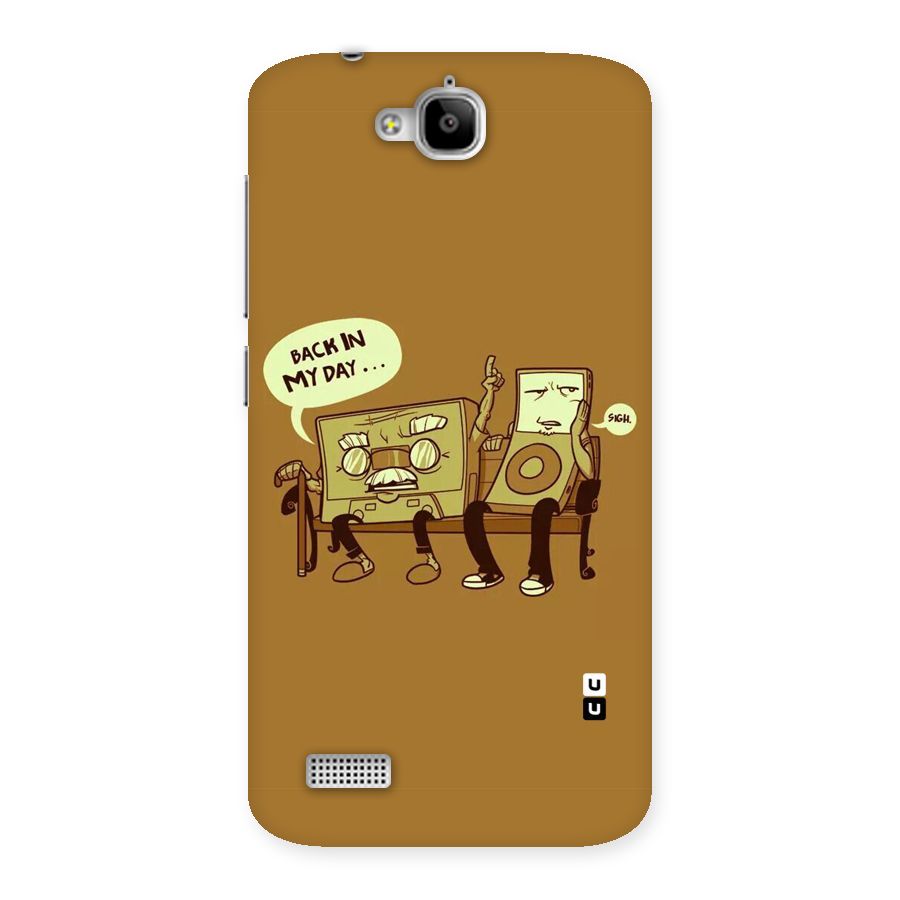Back In Day Casette Back Case for Honor Holly