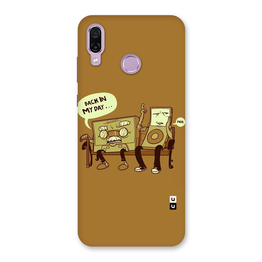 Back In Day Casette Back Case for Honor Play