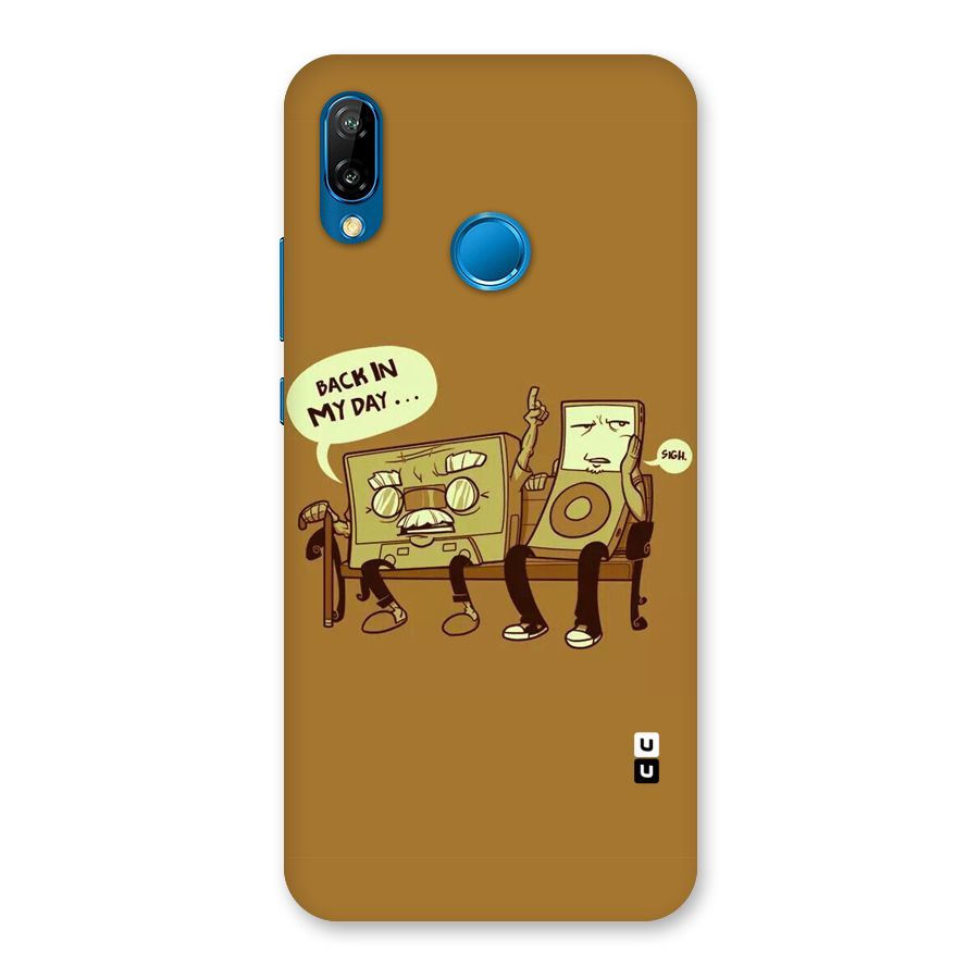 Back In Day Casette Back Case for Huawei P20 Lite