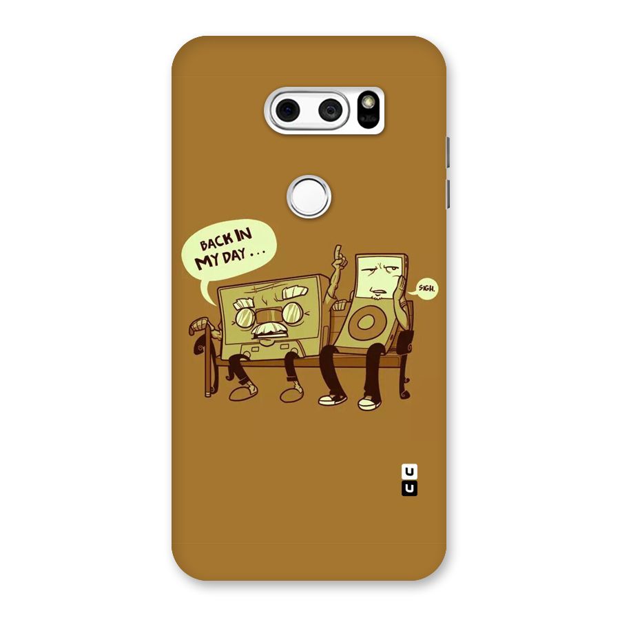 Back In Day Casette Back Case for LG V30