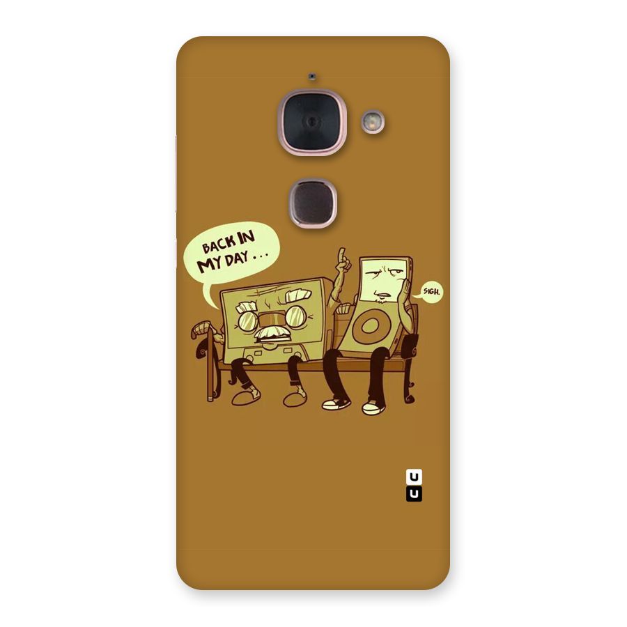 Back In Day Casette Back Case for Le Max 2