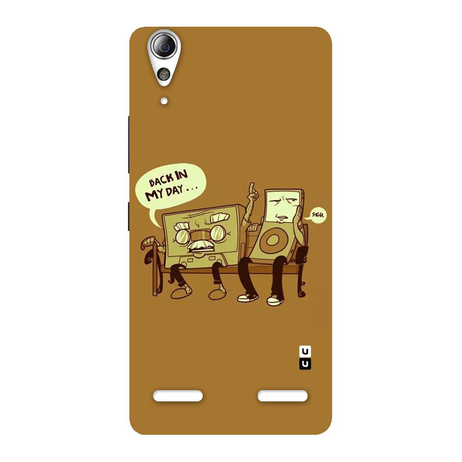 Back In Day Casette Back Case for Lenovo A6000 Plus