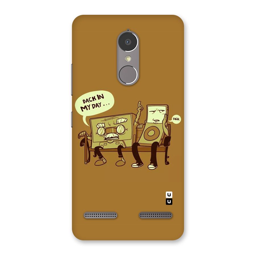 Back In Day Casette Back Case for Lenovo K6
