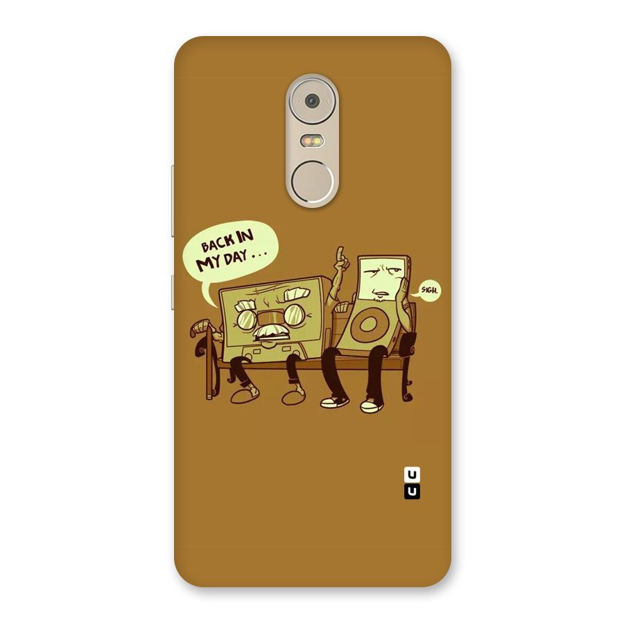Back In Day Casette Back Case for Lenovo K6 Note